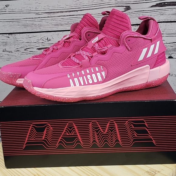 New Adidas Dame EP Extply Sample Damian Lillard Pink Men's Shoes